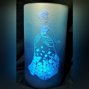 Disney Blue Princess Candle Holder